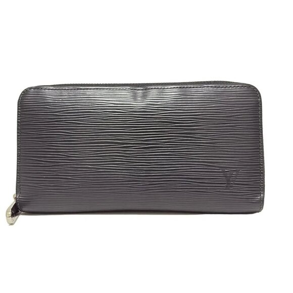 Auth LOUIS VUITTON Zippy Wallet M60072 Noir Silver Hardware Epi - CA2134 - Picture 2 of 5